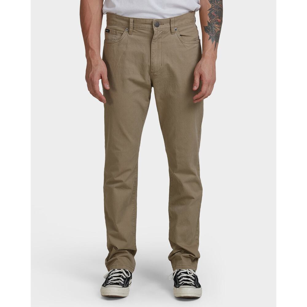 RVCA Men's Daggers Twill Slim Straight Fit Pants